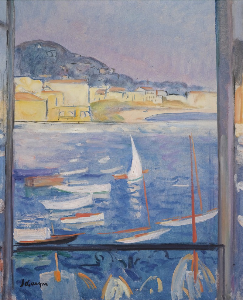Henri Lebasque - Villefranche-Sur-Mer, Fenêtre Ouverte Sur Le Port