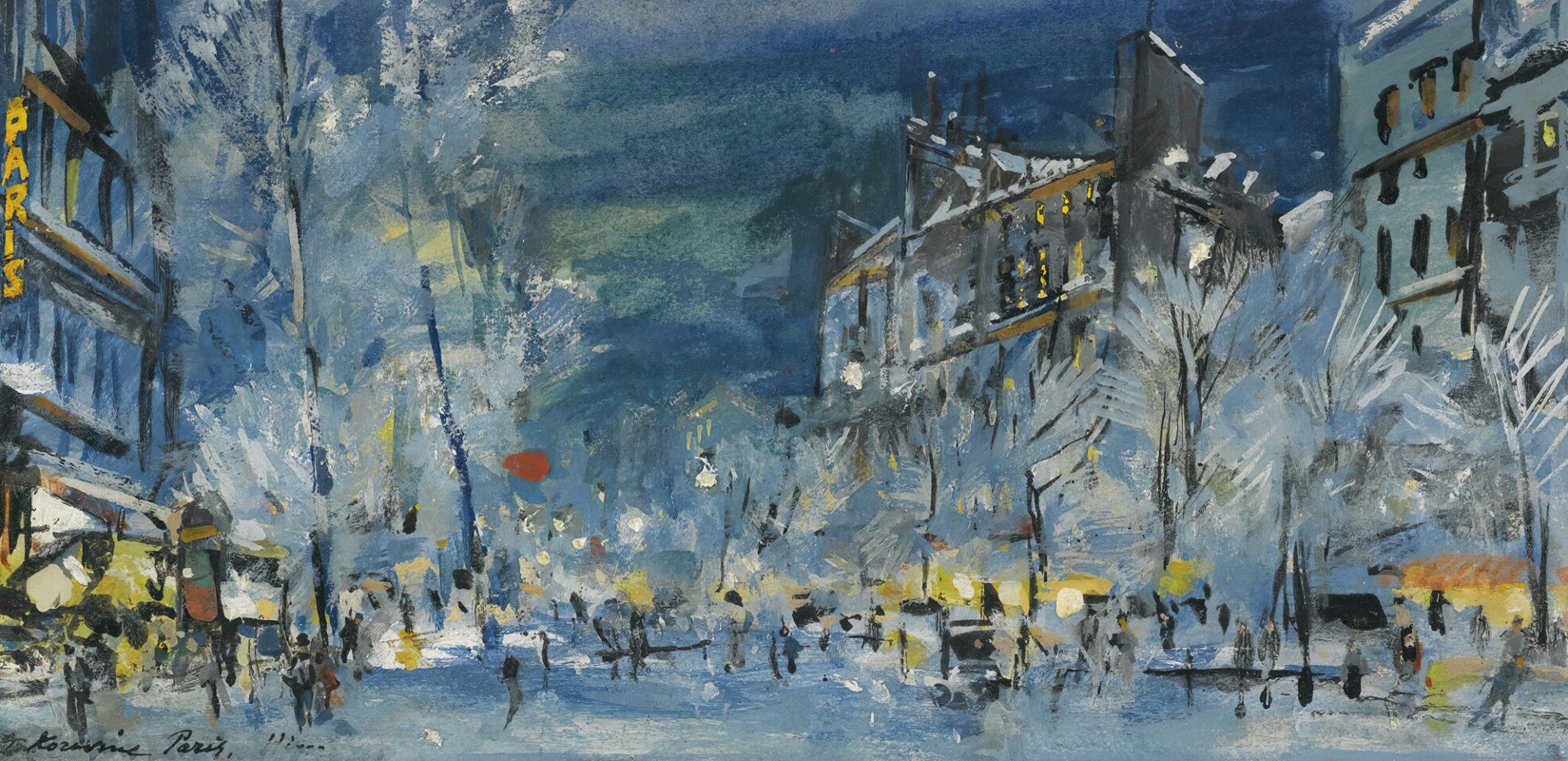 Konstantin Alexeevich Korovin - Paris In Winter