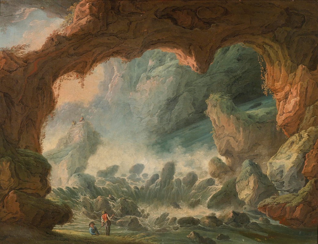 Louis-Philippe Crepin - Landscape With A Cave