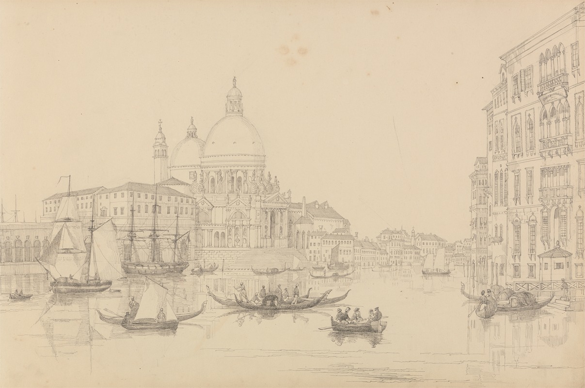 Sir Charles D'Oyly - The Church of St. Maria della Salute