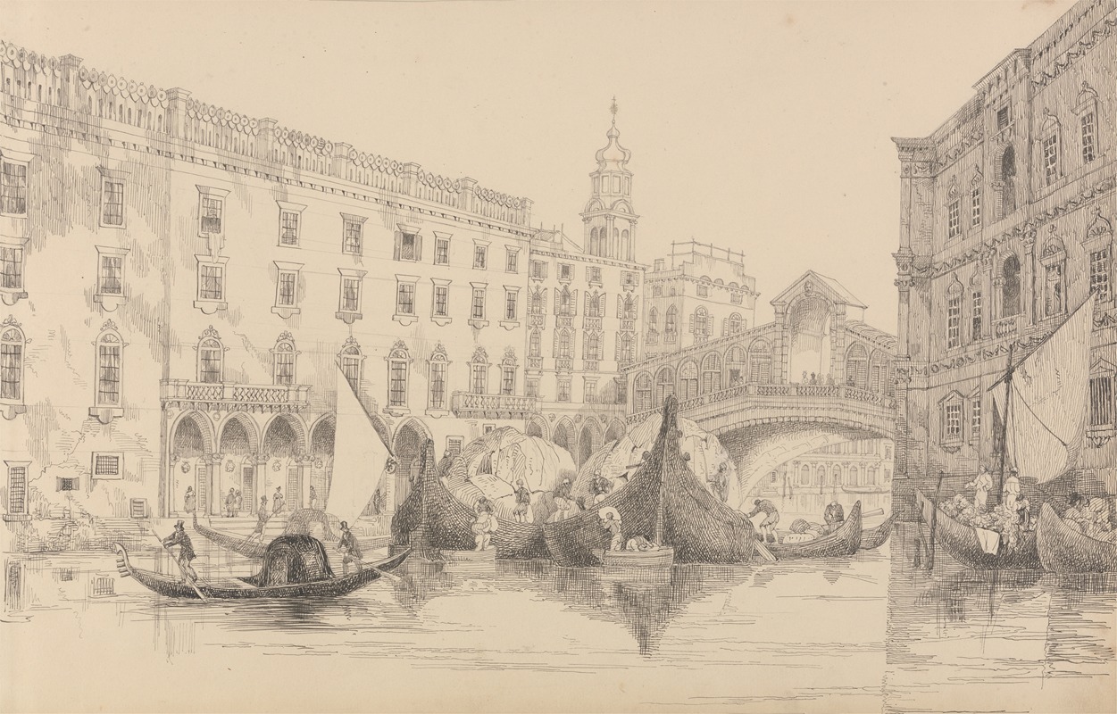 Sir Charles D'Oyly - The Rialto – Venice