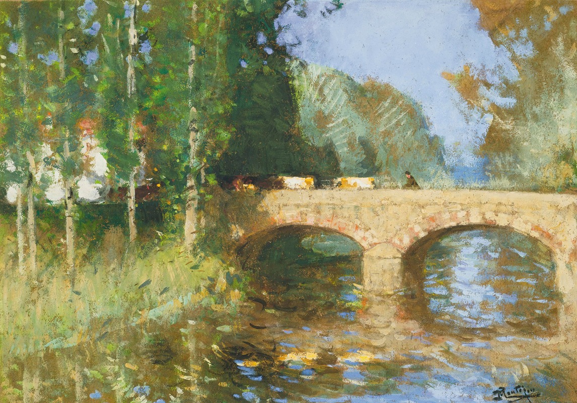 Pierre-Eugène Montézin - Le Pont Sur La Riviere