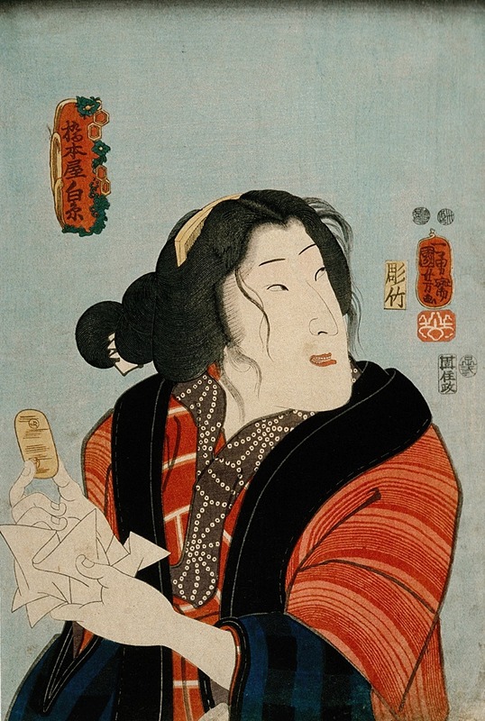 Utagawa Kuniyoshi - Bandō Shūka as Hashimotoya Shiraito