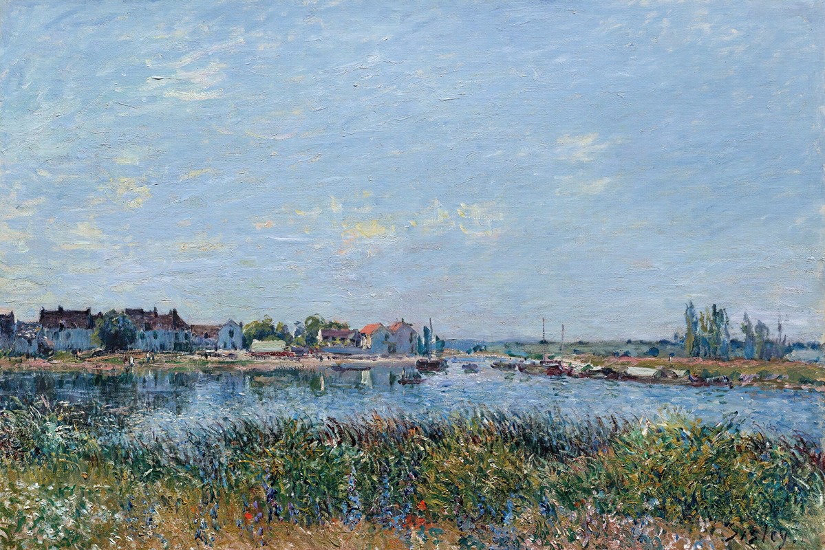 Alfred Sisley - Saint-Mammès, Le Matin