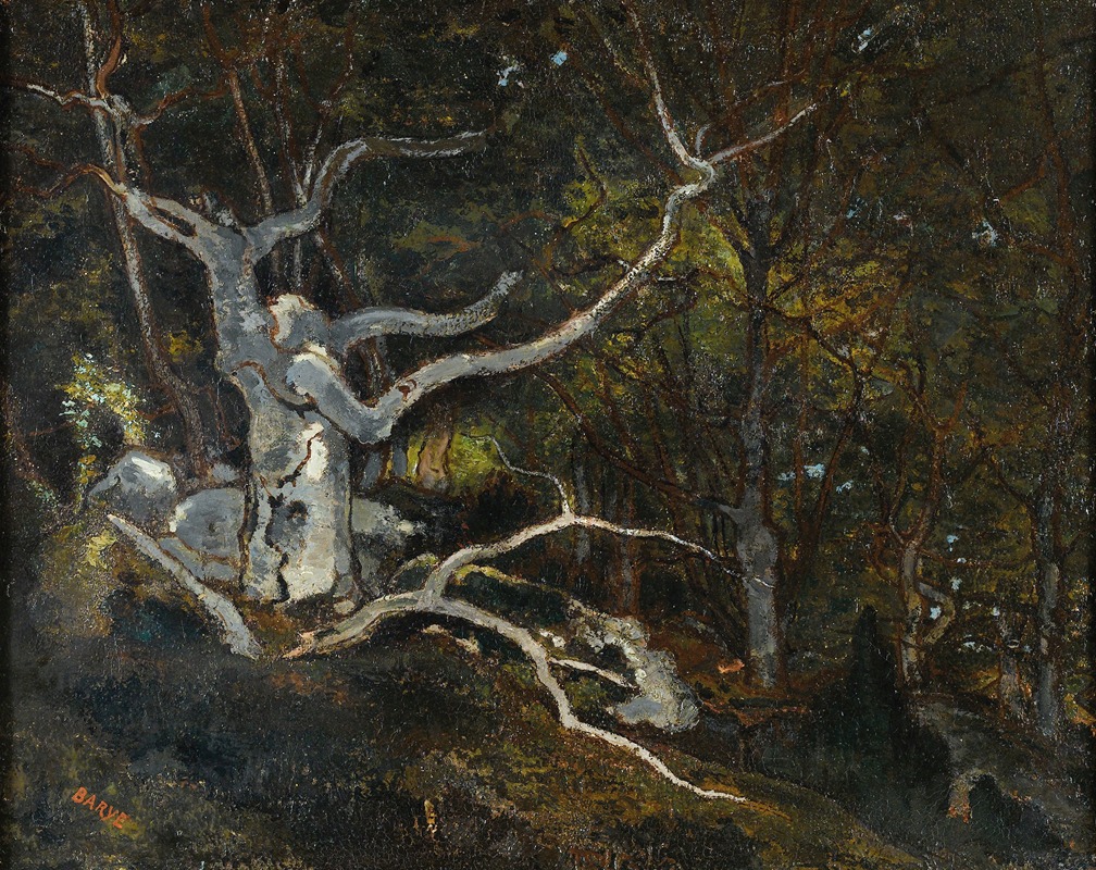 Antoine-Louis Barye - Forest Of Fontainebleau, The ‘reine Blanche’