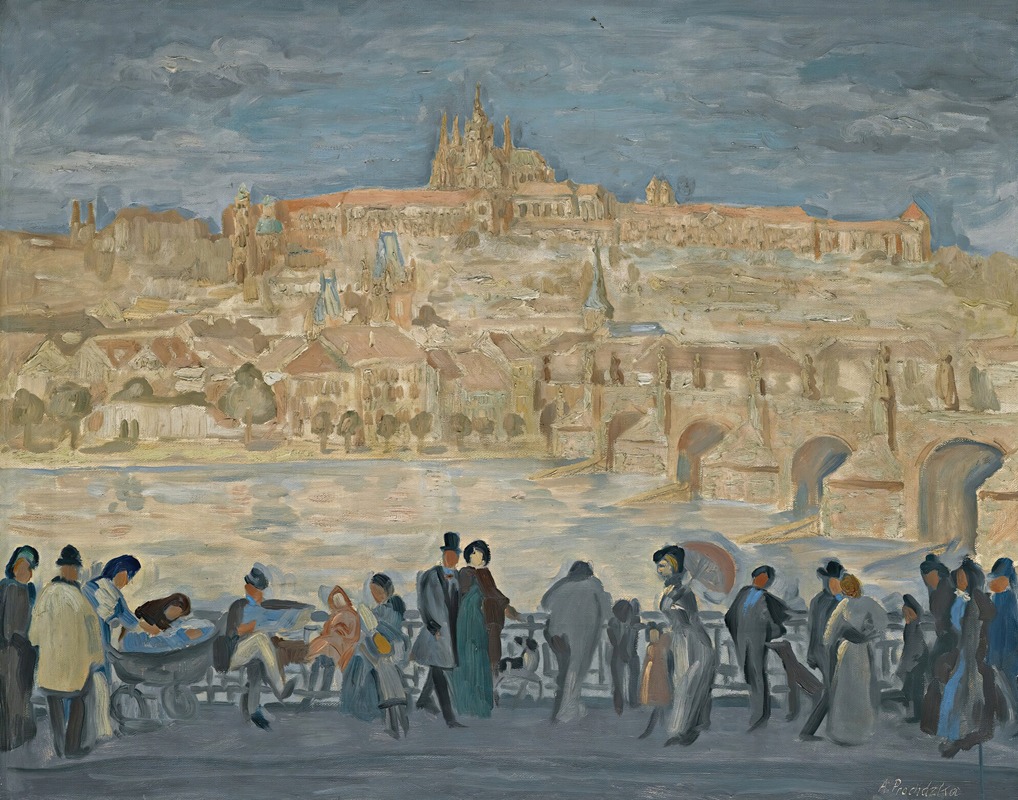 Antonin Procházka - View Of Prague Castle