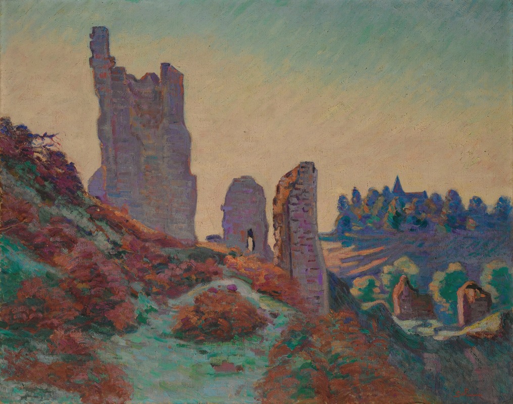 Armand Guillaumin - Les Ruines Du Château De Crozant