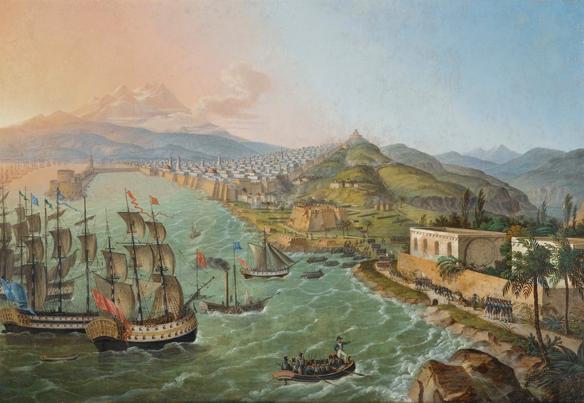 C L Hofmeister - Flotilla Before Algiers