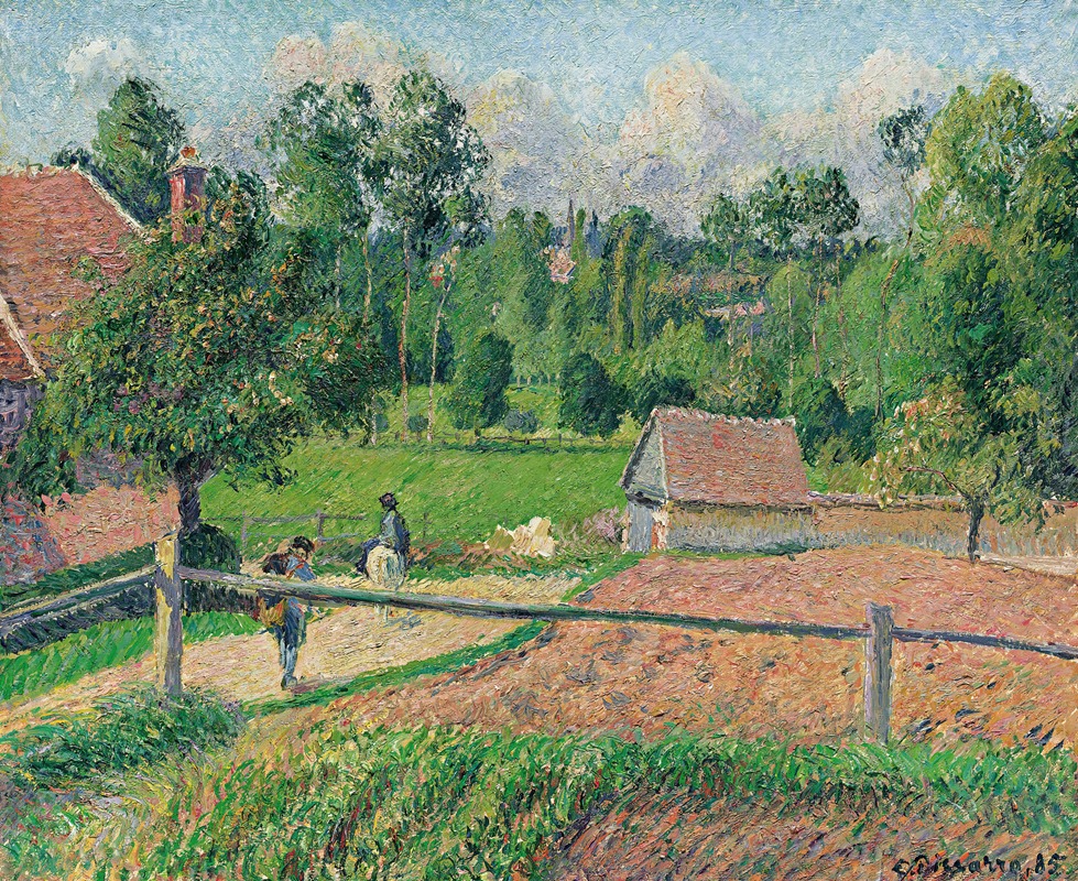 Camille Pissarro - La Maison Delafolie À Eragny