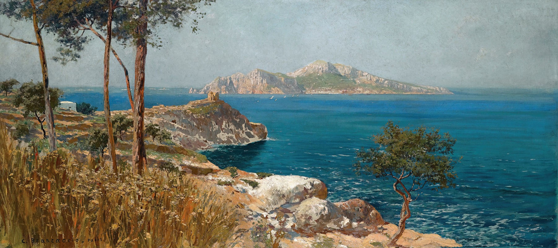 Carlo Brancaccio - Capri From Sorrento