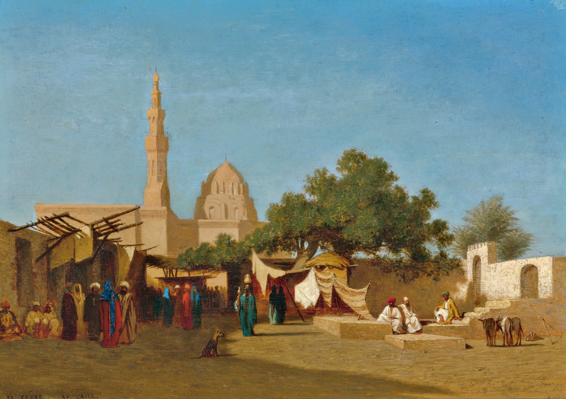 Charles Théodore Frère - La Mosquée Du Sultan Hassan, Caire