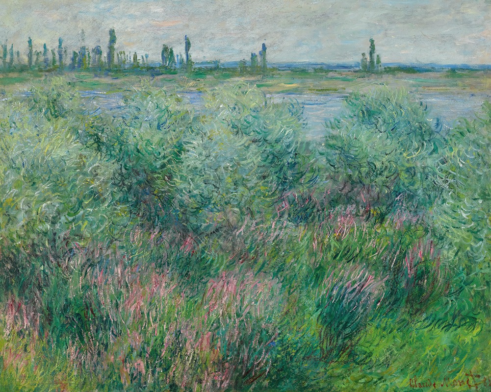 Claude Monet - Berges De La Seine Près De Vétheuil