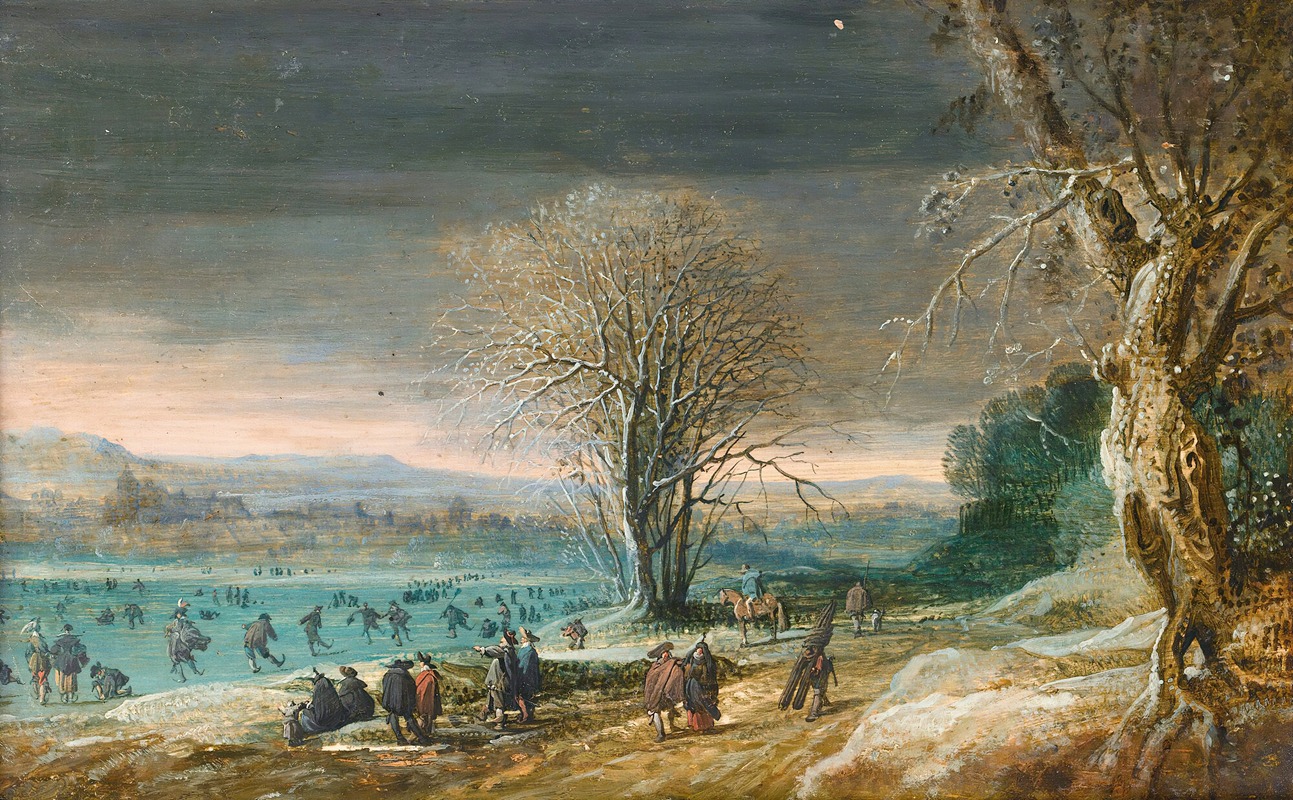 Denys van Alsloot - Winter Landscape