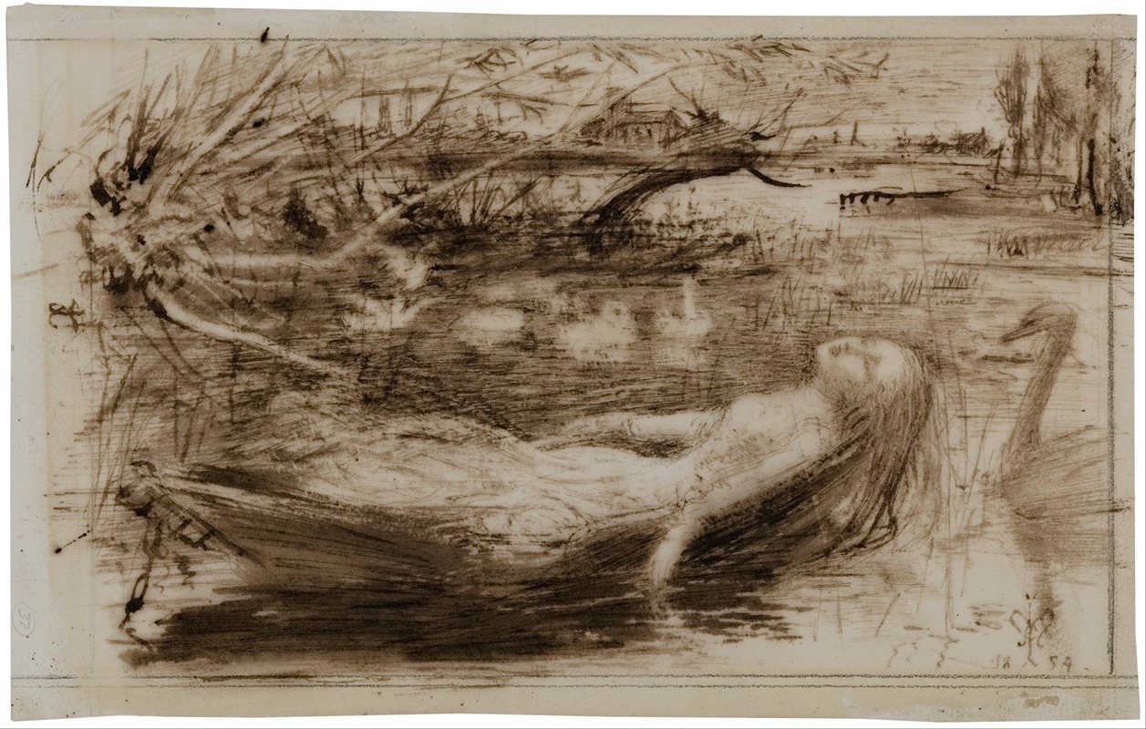 Sir John Everett Millais - The Lady of Shalott