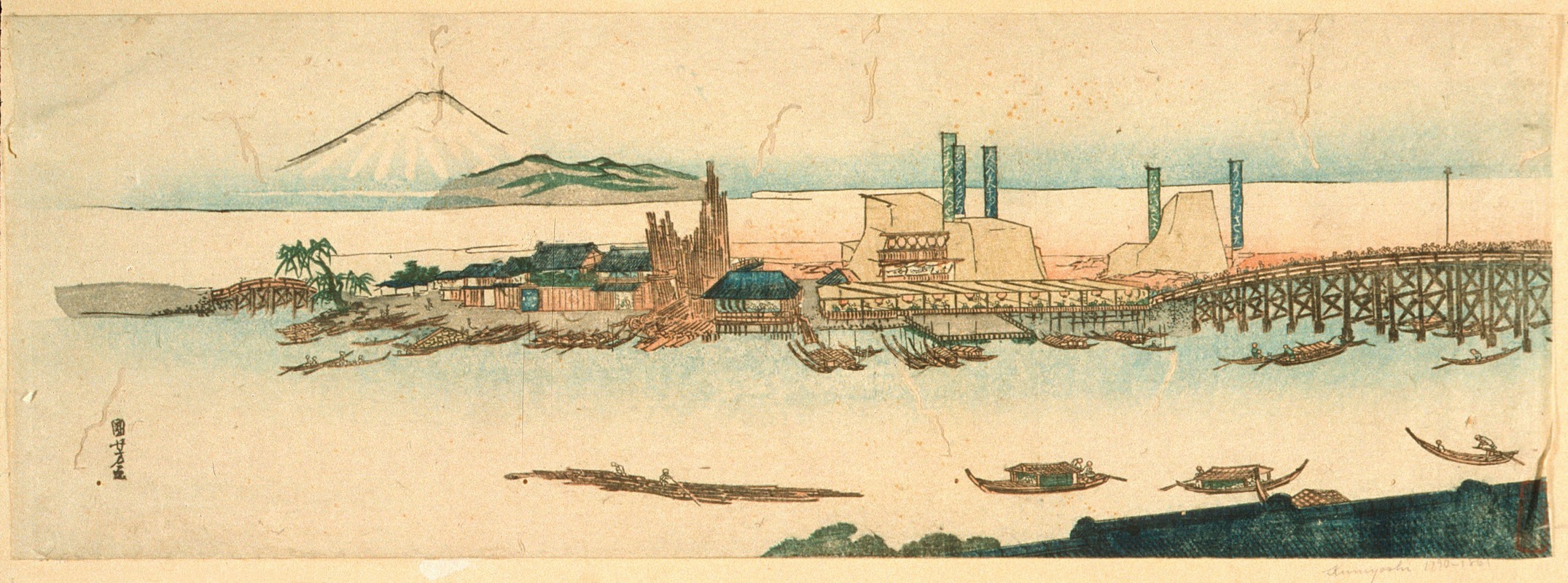 Utagawa Kuniyoshi - Sumida River Scene