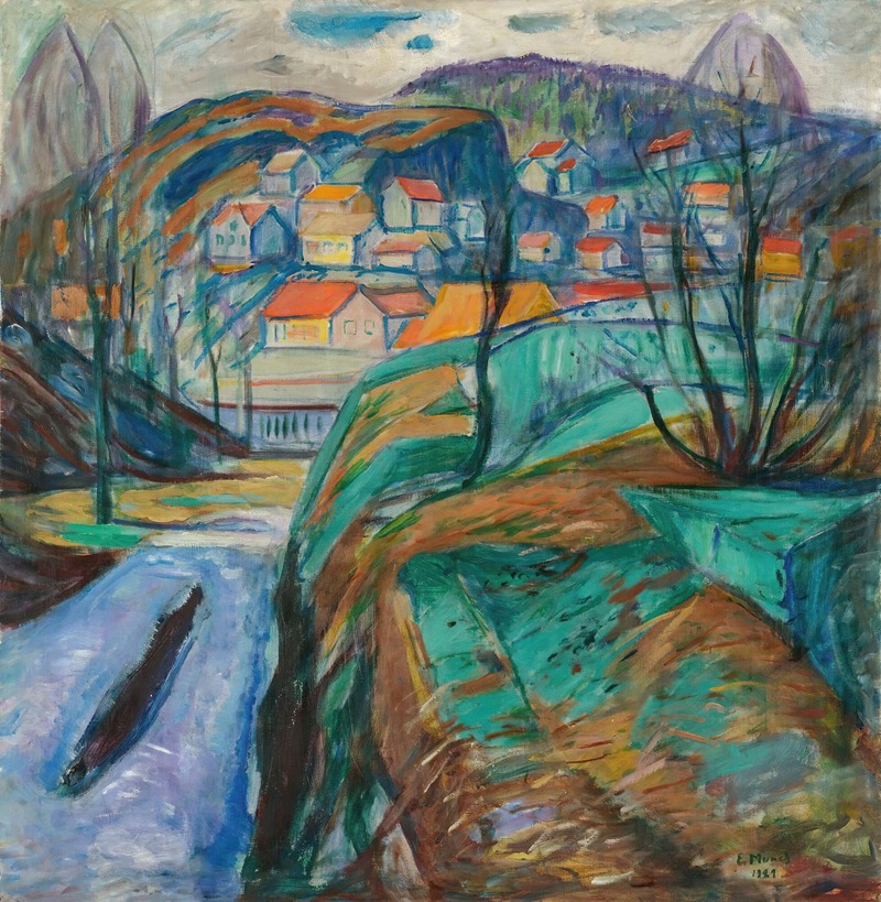 Edvard Munch - Kragerø Om Våren (Kragerø In Spring)