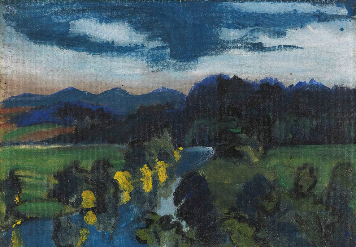 Ernst Ludwig Kirchner - Die Mulde bei Lichtenwalde