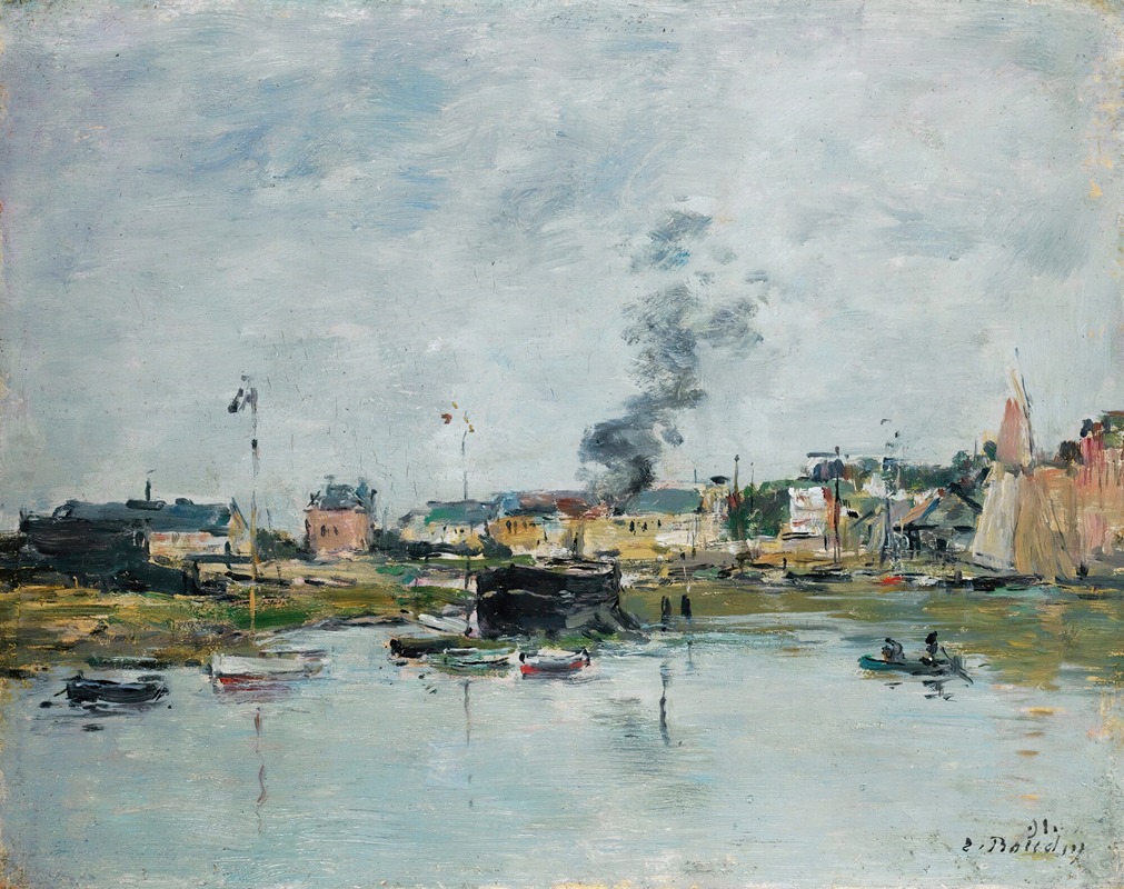 Eugène Boudin - Le Port De Trouville