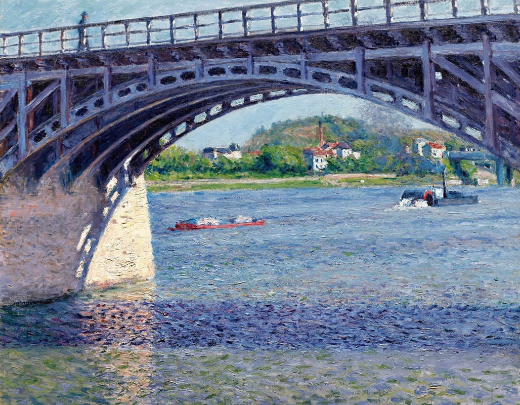 Gustave Caillebotte - Le Pont D’argenteuil Et La Seine