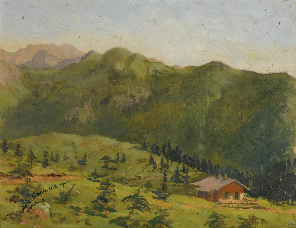 Hans Gantner - The Saas Hunting Lodge In Liechtenstein