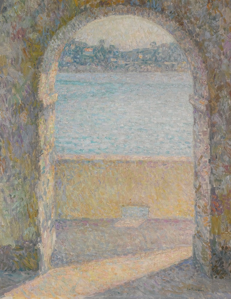 Henri Le Sidaner - La Porte De La Mer, Villefranche-Sur-Mer