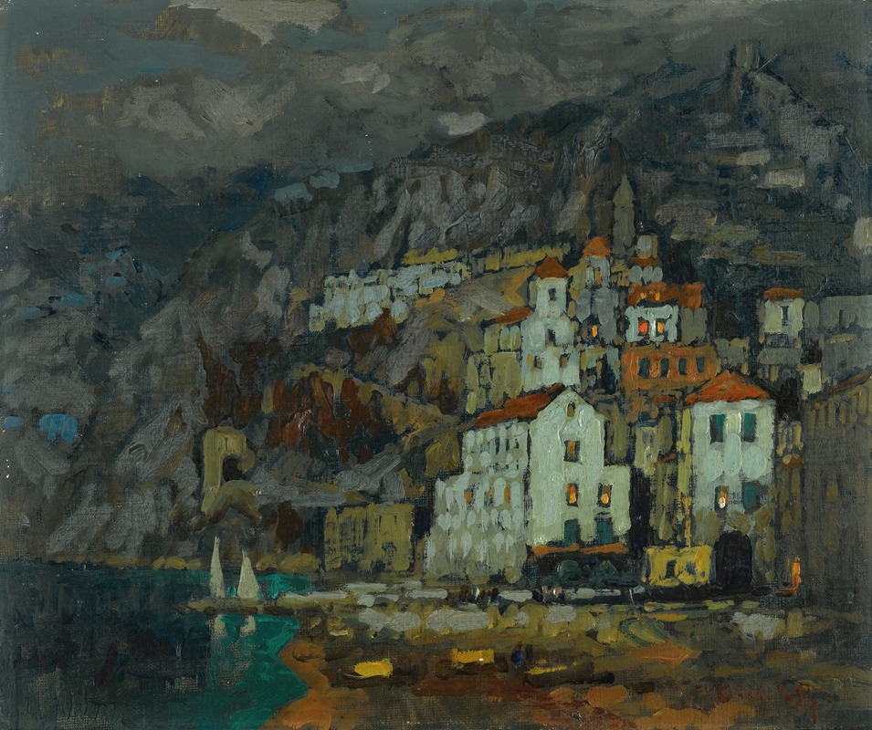 Konstantin Ivanovich Gorbatov - View Of Amalfi