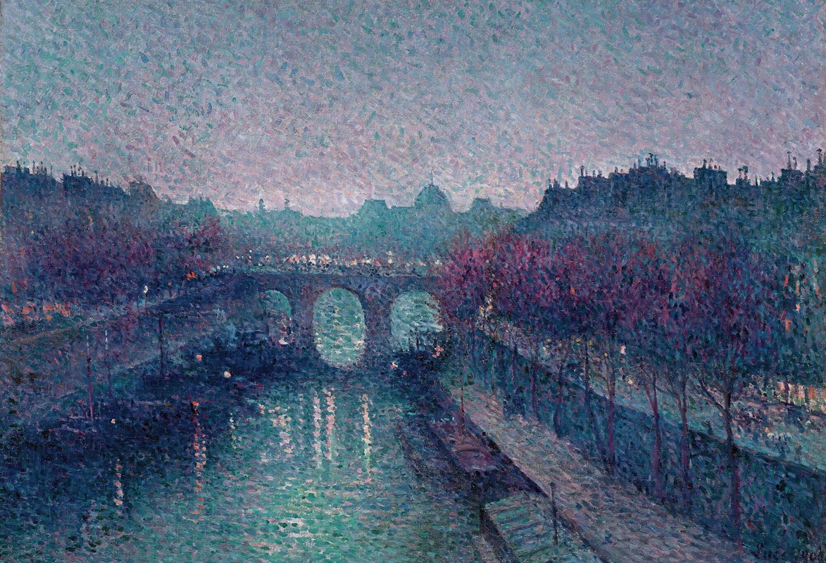 Maximilien Luce - Le Pont-Neuf, La Seine, Petit Bras