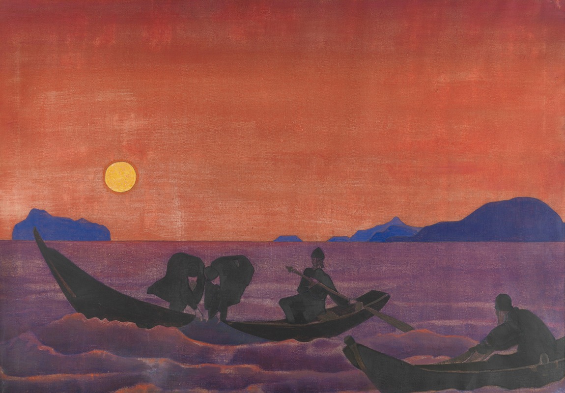 Nicholas Roerich - And We Continue Fishing From The Series Sancta
