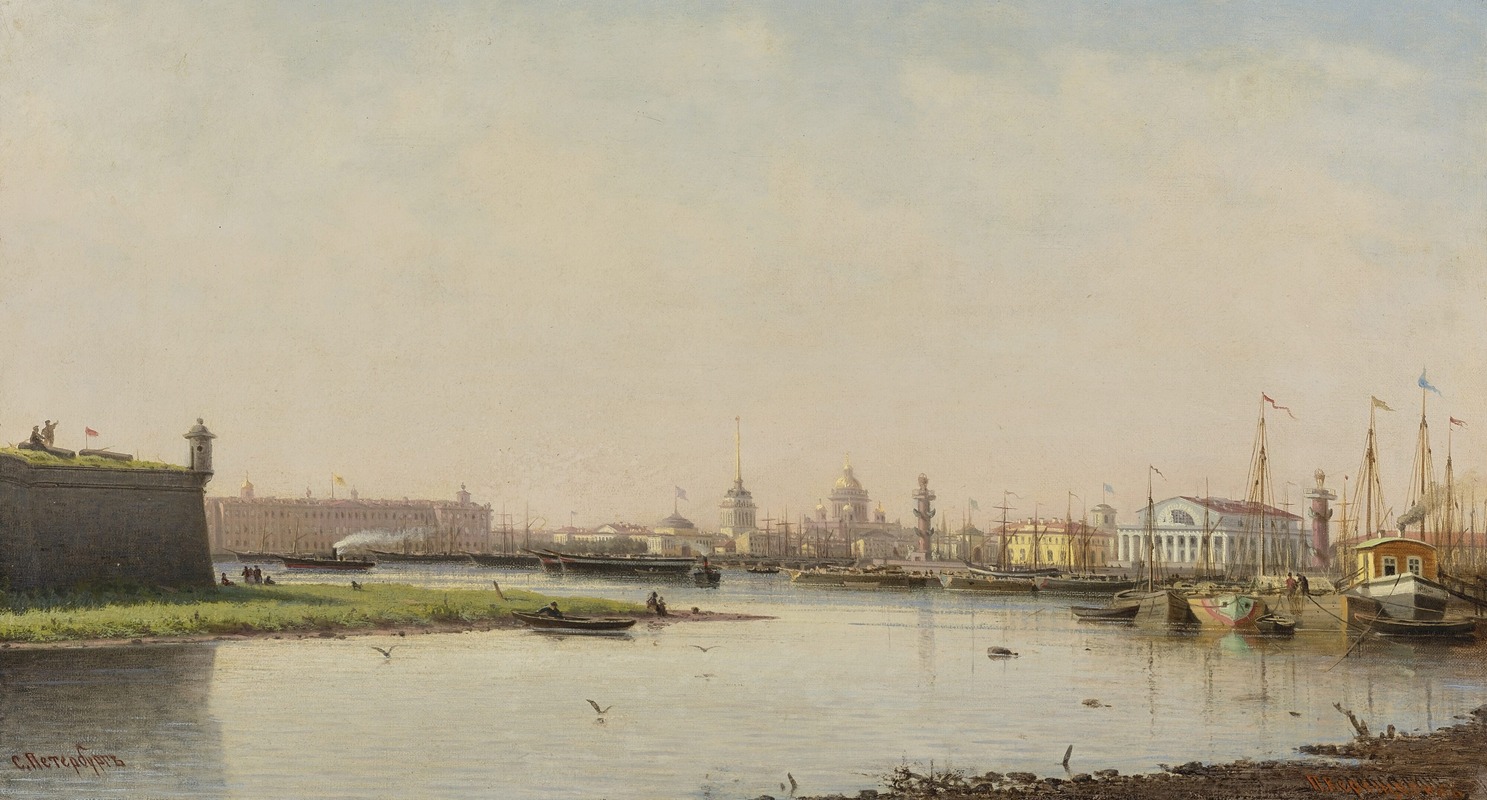 Petr Petrovich Vereshchagin - View Of St. Petersburg