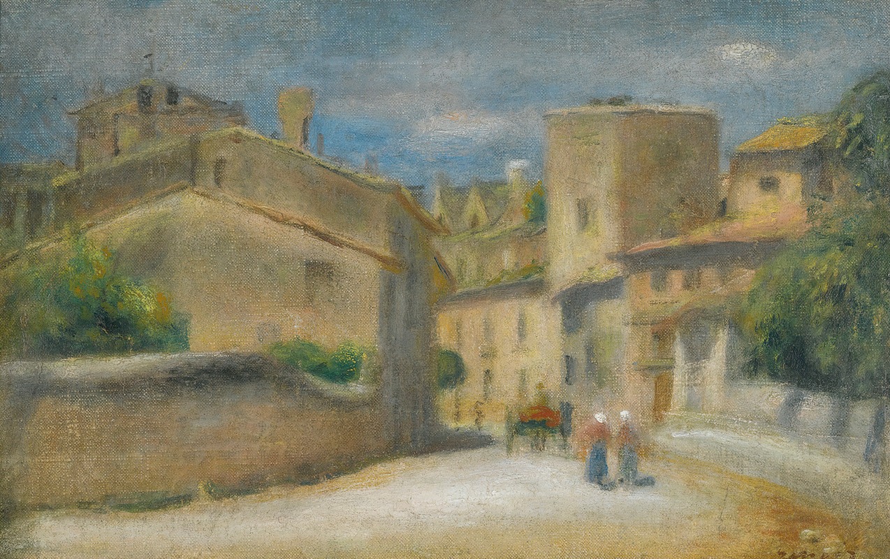 Pierre-Auguste Renoir - Rue A Villeneuve-Les-Avignon