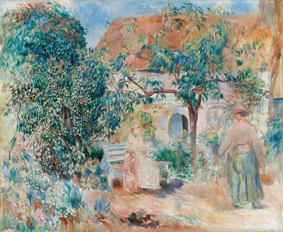 Pierre-Auguste Renoir - Au Jardin En Bretagne