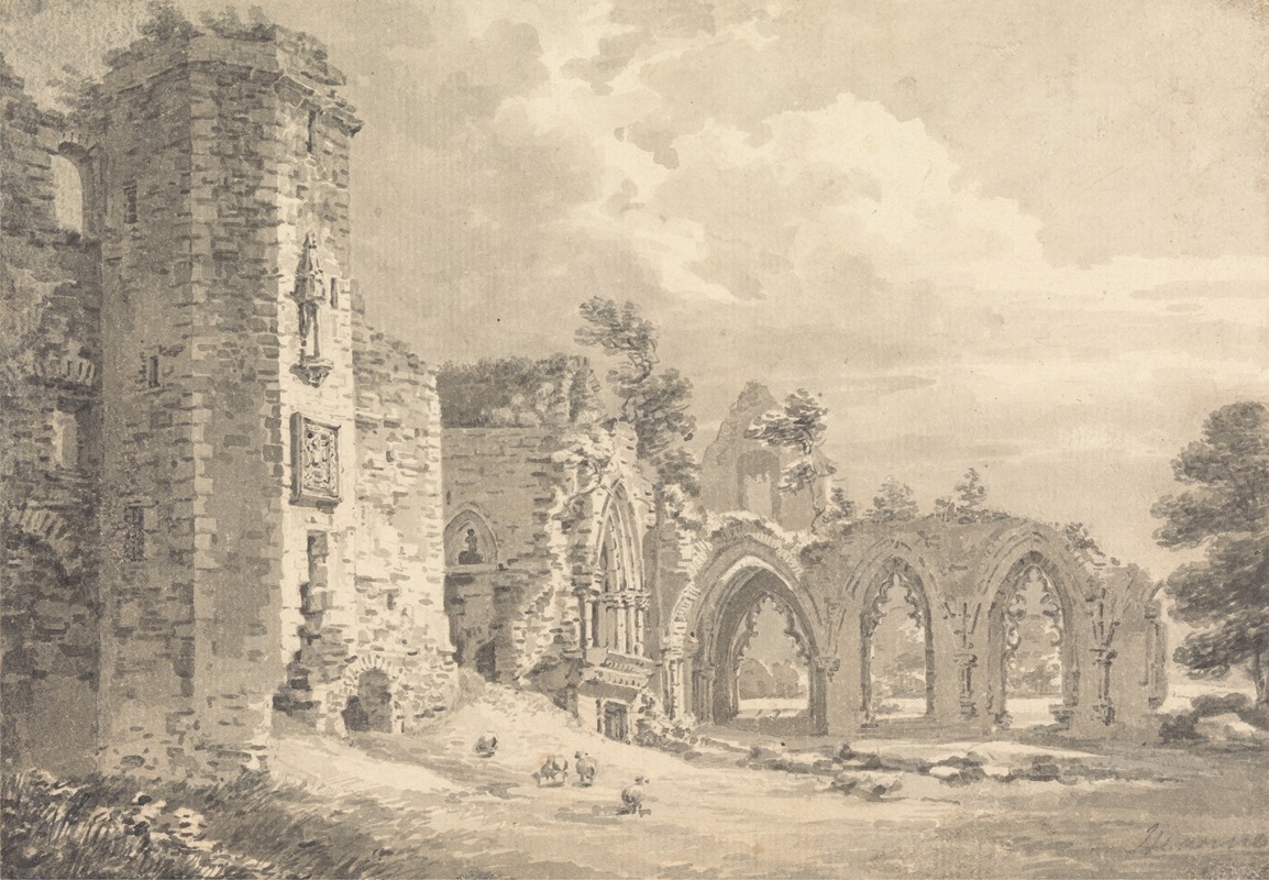 Thomas Hearne - The Ruins of the College of Lincluden, near Dumfries