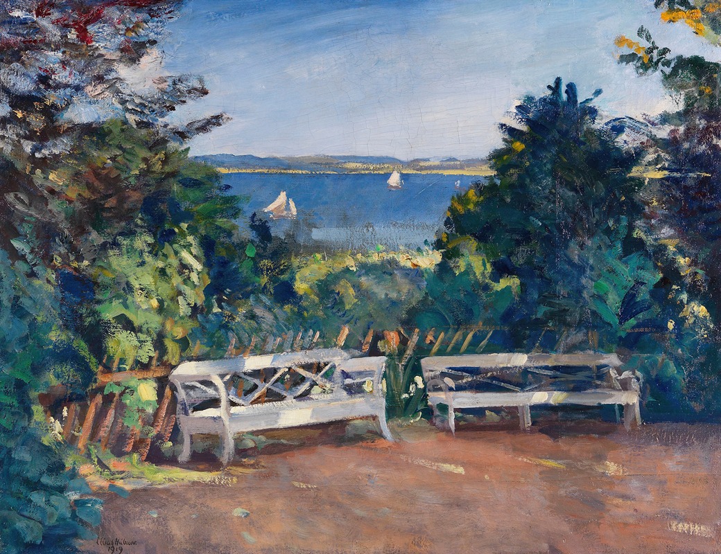 Garten in Travemünde by Ulrich Hübner Artvee