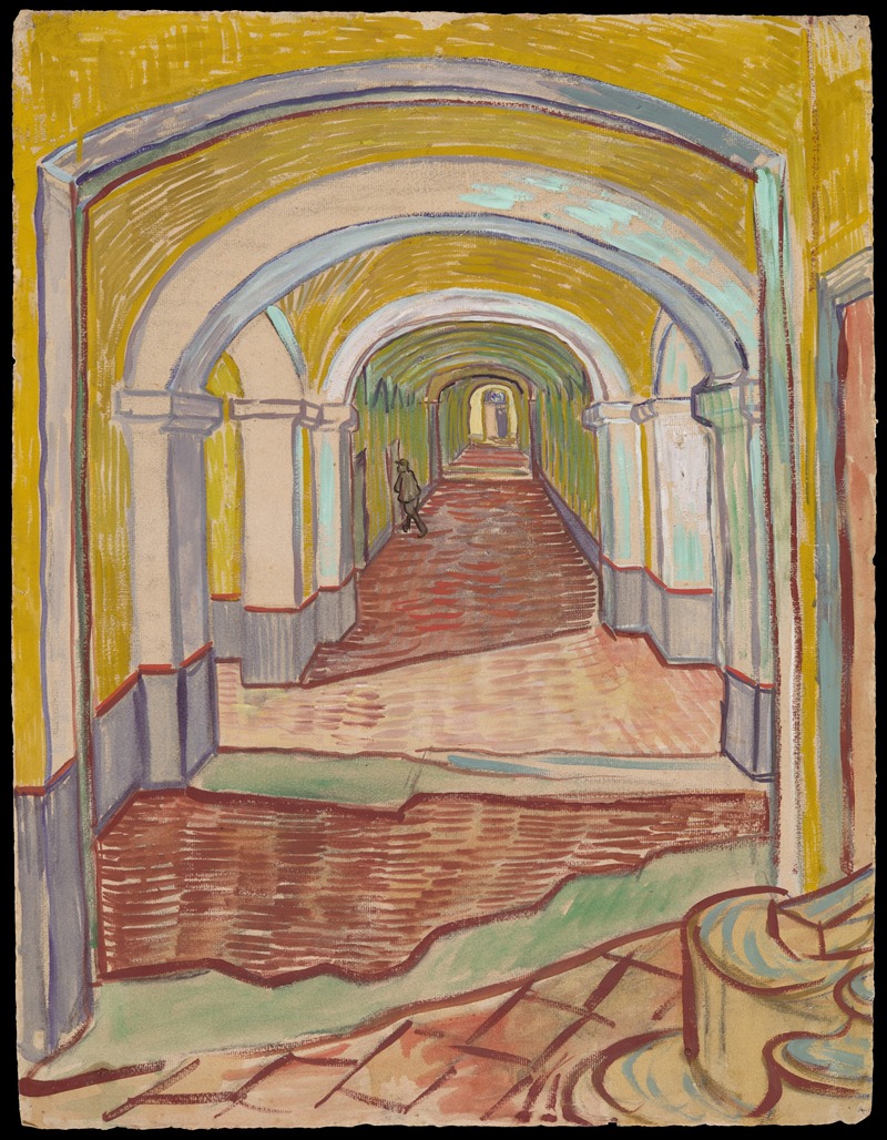 Vincent van Gogh - Corridor in the Asylum