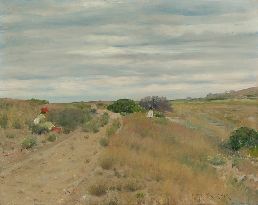William Merritt Chase - The Old Sand Road