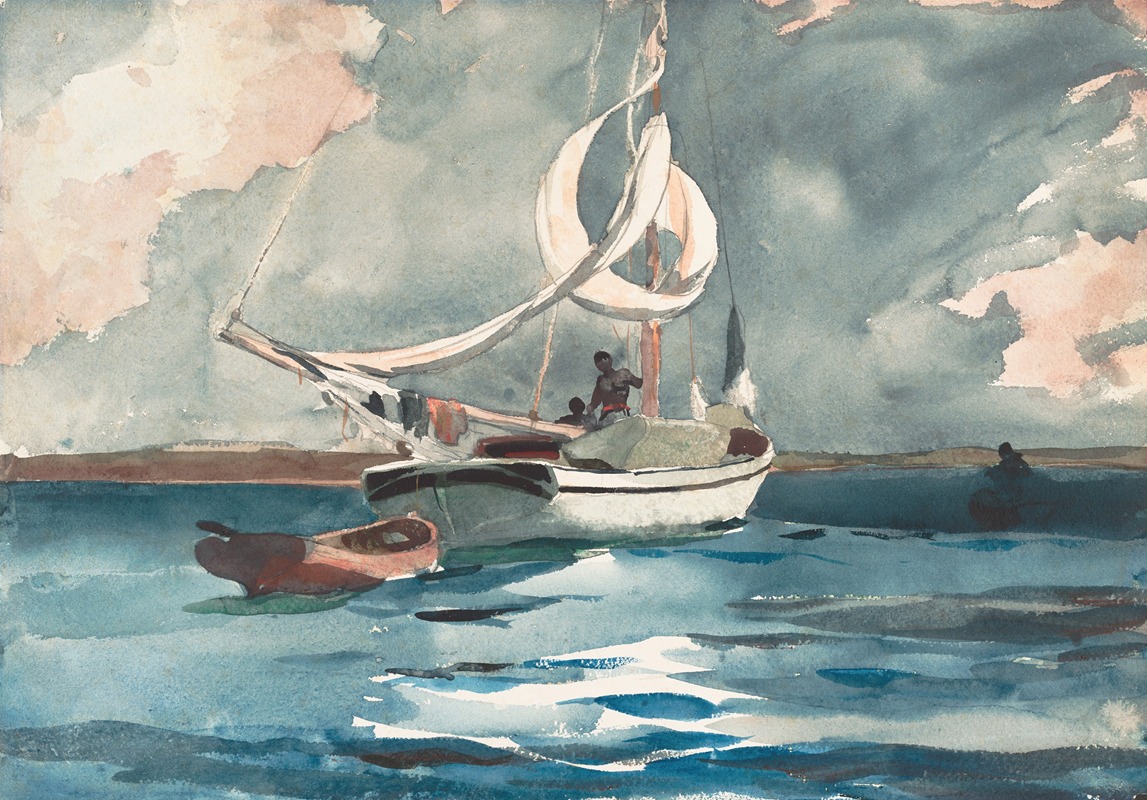 Winslow Homer - Sloop, Nassau
