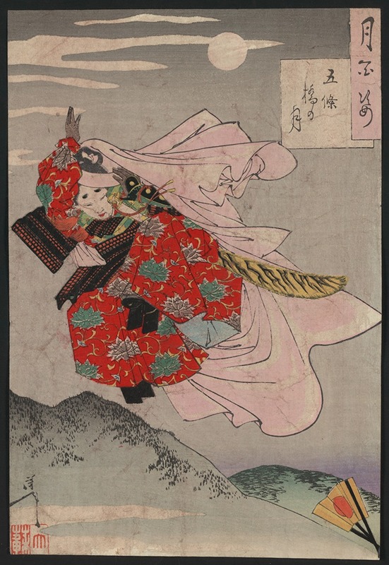 Tsukioka Yoshitoshi - Gojōbashi no tsuki