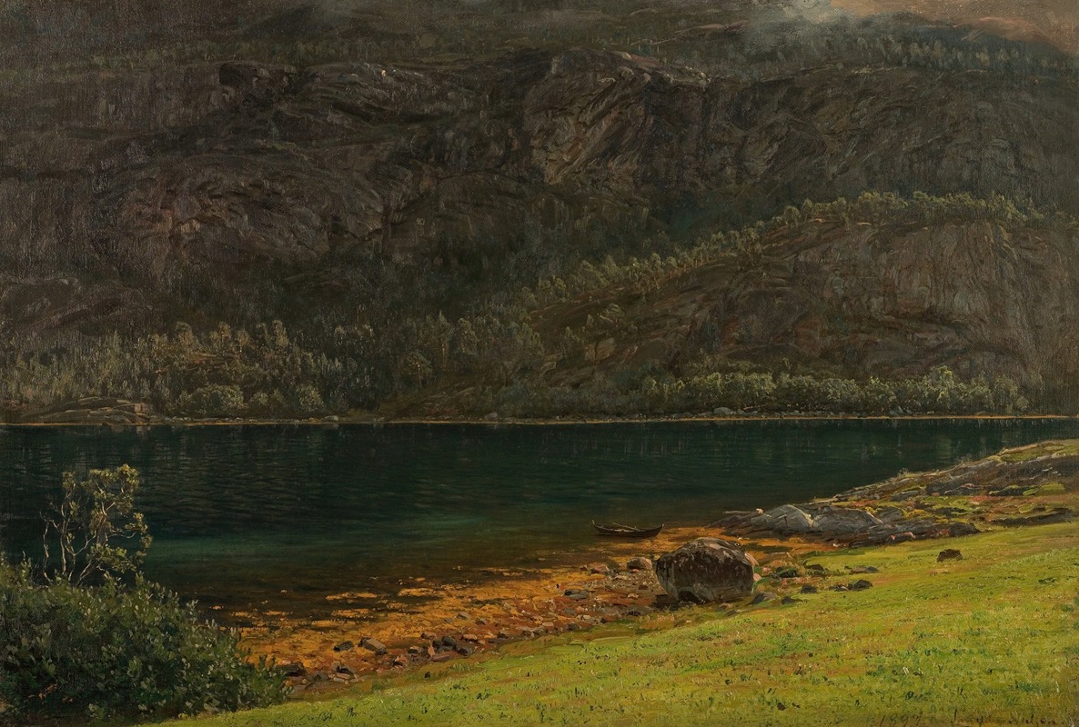 Amaldus Nielsen - Fjellvegg,Terøen