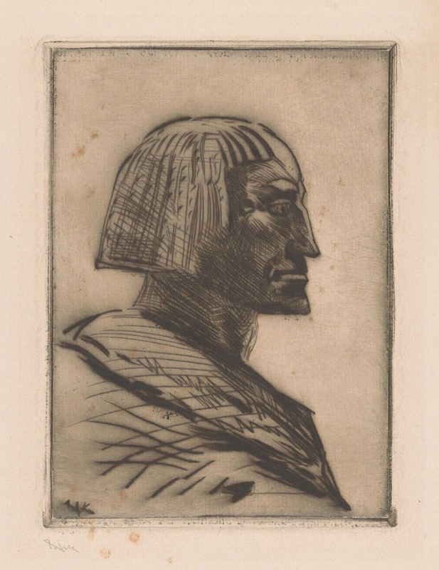 Willem van Konijnenburg - Portret van een Egyptische man