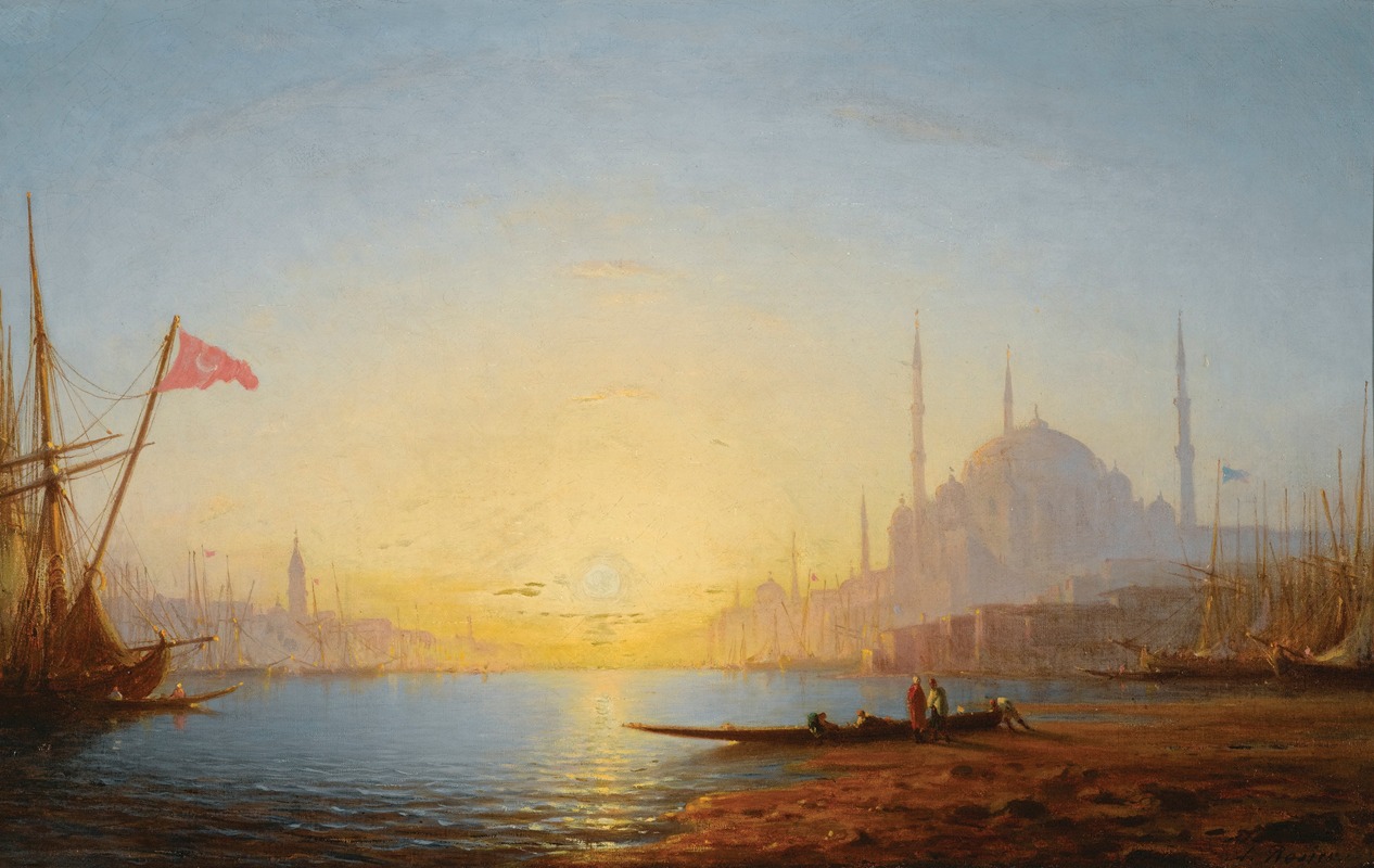 Amédée Rosier - View Of Constantinople