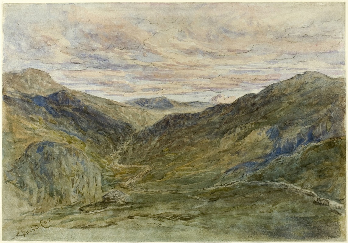 David Cox - View in Wales