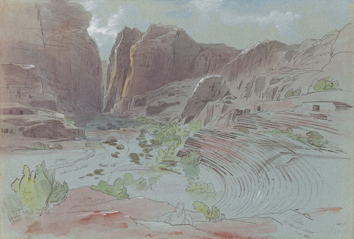 Edward Lear - Petra, April 14, 1858
