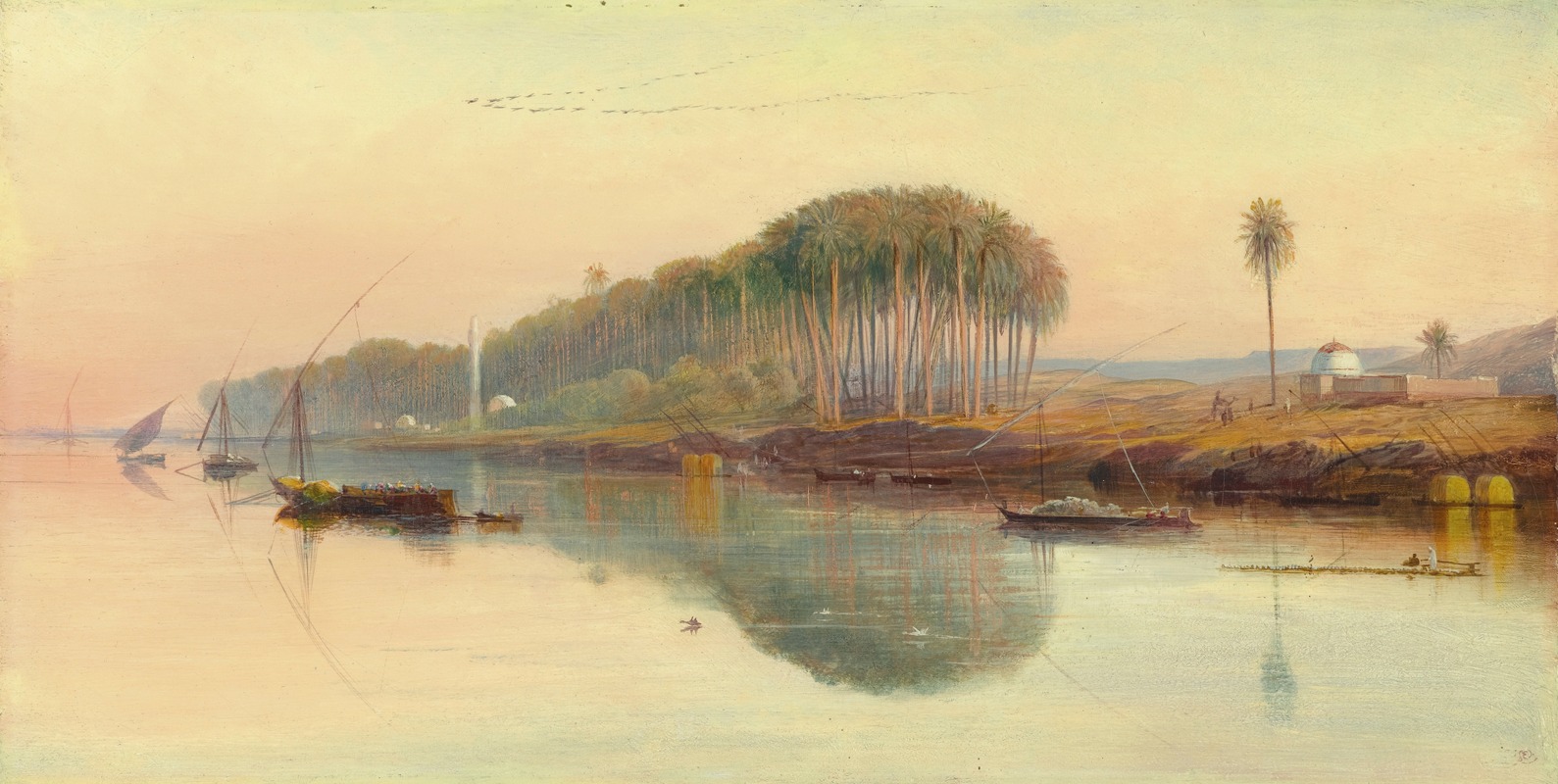 Edward Lear - Sheik Abadeh On The Nile