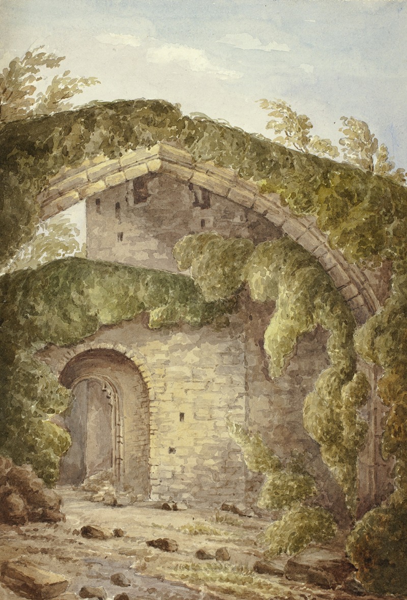 Elizabeth Murray - Interior of Conway Castle