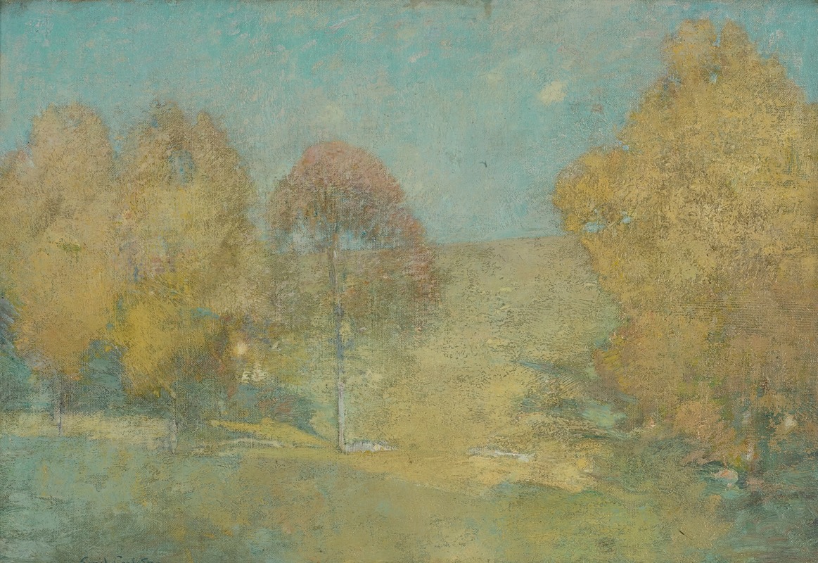 Emil Carlsen - Autumn Morning-Fading Moon