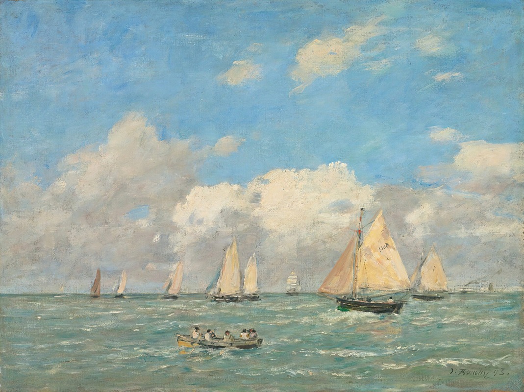 La Sortie Des Barques À Trouville (1893)