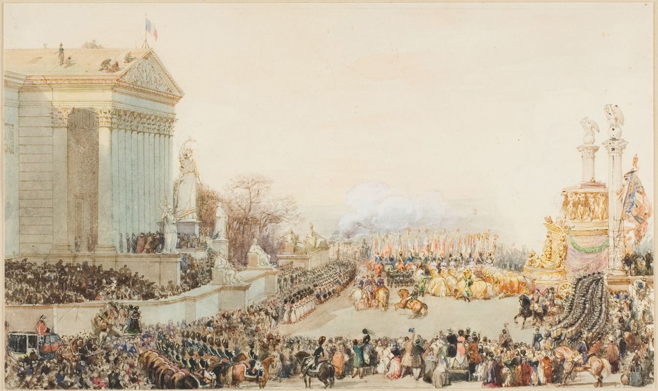 Eugène Lami - The Translation of the Ashes of Napoleon
