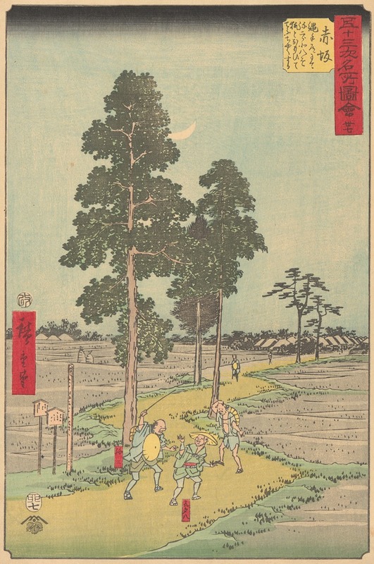 Andō Hiroshige - Akasaka