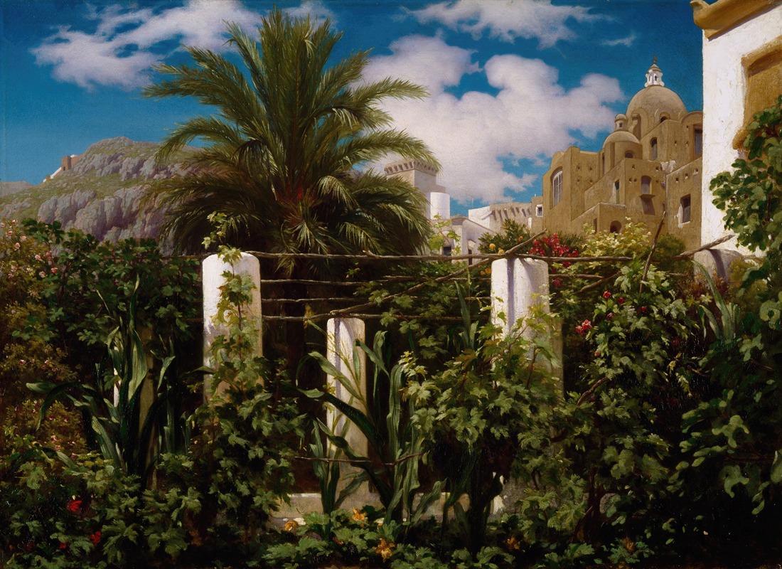 Frederic Leighton - Garden of an Inn, Capri