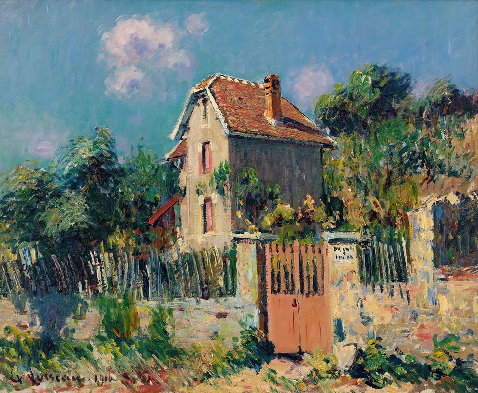 Gustave Loiseau - Maison À La Grille Rose, Environs De Pontoise